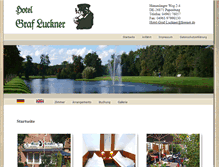 Tablet Screenshot of hotel-graf-luckner.de